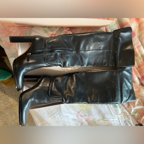 ALEXANDRE BIRMAN LAUREN 90 LEATHER OVER-THE-KNEE BOOT - Picture 9 of 11